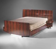 Ruhlmann Bed Macassar Ebony Ruhlmann Furniture French Art Deco Furniture Art Deco Bed