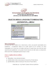 The following examples show how to use javax.swing.jseparator. Tema 11 Objetos Jradiobuttonmenuitem Jseparator Menu Computacion Programacion De Computadoras