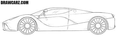 How To Draw A Ferrari Car Ferrari Car Ferrari Italia Ferrari Laferrari