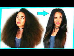 This can come in a few different ways: Curly To Straight Hair Tutorial No Frizz On Naturally Curly Hair How I Straighten My Hair Youtube