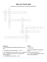 Audiodateien (mp3) und arbeitsblätter (pdf). Kreuzwortratsel Alles Zum Thema Zelle Als Pdf Arbeitsblatt Schulraetsel De