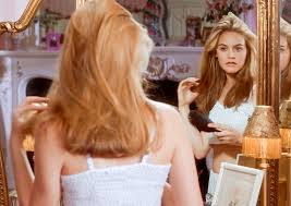 If you really want to be accurate, you can layer a yellow cardigan or sweater underneath, but folks will get the gist without it. My Hair Crush Cher In Clueless Layered