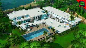 Hello, i started this topic in purpose of sharing houses pictures and blueprints of sims houses so other players can inspire and also share their own ideas. 300 000 Luxury Modern Mansion Sims 4 House Building Youtube