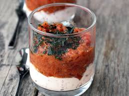 Verrines Mousse De Jambon Pesto De Tomates Au Thermomix Recette Recettes De Cuisine Recette Verrine Recette