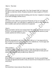 I've been working on 3 articles about ptsd and the healing powers of. Worksheet For Telephone Role Play Esl Worksheet By Pokfulam
