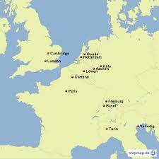 Rotterdam, holland was bombed during the ww2 and almost the whole city was destroyed. Stepmap Erasmus Von Rotterdam Landkarte Fur Europa