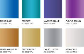 introducing metallilc shimmers pantone colour palettes color chart gold pms 876 c