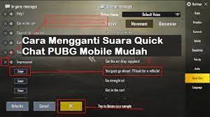 Berikutnya lakukan hal yang sama dengan masuk pada menu bahasa seperti tadi. Cara Mengganti Suara Quick Chat Pubg Mobile 2021 Cara1001