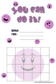 smiley face reward charts for kids emoji backgrounds and