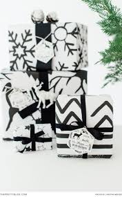 Black And White Christmas Wrapping Paper Get The Look Printable Wrapping Paper Gift Tags Paper Gift Tags Printable Wrapping Paper Gift Wrapping Paper
