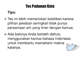 Soal cpns analogi atau padanan hubungan kata ini termasuk dalam ujian seleksi kompetensi dasar atau skd yakni pada tes intelegensia umum atau tiu. Pelatihan Tes Potensi Akademik Tpa Ppt Download
