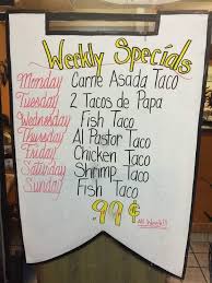 Maybe you would like to learn more about one of these? Menu Of Baja Mar Fish Taco In Monrovia Ca 91016