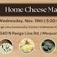 Home Cheesemaking event image