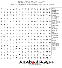 Additional sets of large print crossword and word search puzzles are now available for $5.00 usd for a set of 20 or $20.00 usd for a each set includes a copyright release for use by your business or organization. Word Search Puzzles Spring Words Word Search Printables Word Find