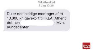 Her er det mye feil så man ser at dette er svindel ganske fort Ikea Advarer Om Falske Gavekort Det Er Fup Ekstra Bladet