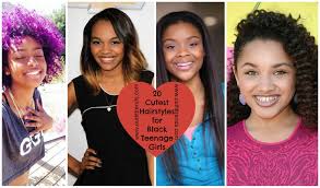 Having it braided or cut short are the first ideas that come to mind when you think of how to reduce to a minimum the troubles of black hair styling. 20 Cute Hairstyles For Black Teenage Girls To Try In 2020