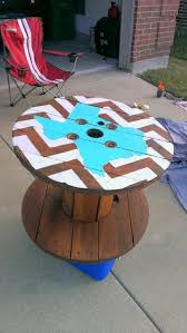 Pin By Sally Martinez On Spool Projects Spool Crafts Wooden Cable Spools Spool Furniture