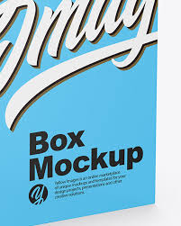 3d mockups for designers online. Paper Box Mockup In Box Mockups On Yellow Images Object Mockups