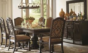 Marbella Noir 7 Piece Trestle Dining Table Set By A R T Furniture Inc Furniture Formal Dining Room Dining