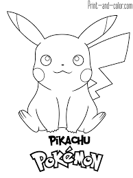 You can print from your browser! Pokemon Coloring Pages Print And Color Com Pikachu Coloring Page Pokemon Coloring Pokemon Coloring Pages