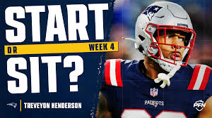 TreVeyon Henderson Fantasy Week 4 Start or Sit: Not an RB2, Even in a Tempting Matchup