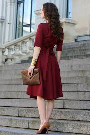 Plus Size Dress Cocktail Dress Womens Dress Red Dress Burgundy Dress Rust Women Dress Knee Length Short Sleeve Dress 1950 S Dress In 2020 With Images Trendy Dresses Burgundy Dress Dresses