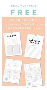Goal Planning Free Printables Fall For Diy Perfect For Organizing Your Blog Business Wedding Christmas Pa Printable Planner Goals Planner Perfect Planner