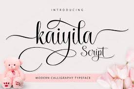 I hope you are doing well : Kaiyila Script Font Download Free Font