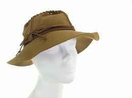 1930 S Olive Safari Hat Rugged Wide Brim Adventure Safari Hat Wide Brimmed Brim