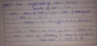 how many cubic metres of earth must be