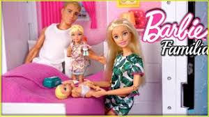 Robox de barbie / building barbies dream house in bloxburg. Familia Barbie Y Ken Rutina De Manana Con Sus Bebes Juguetes De Titi Youtube