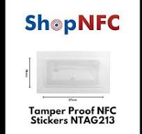 Tamper Proof NFC Stickers NTAG213 18x37mm