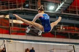 Maybe you would like to learn more about one of these? Women Gymnast Exercises On Uneven Bars Editorial Image Image Of Female Gymnastics 118420680