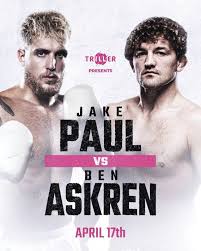 His fight against former mma star ben askren on april 17. Ex Bellator One Titleholder Ben Askren To Face Jake Paul In Boxing Match On April 17
