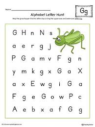 Alphabet Letter Hunt Letter G Worksheet Color Alphabet Letter Hunt Letter G Worksheets Lettering Alphabet
