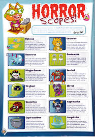 Get a detailed starsign or sun sign report with lucky attributes, ruling planet & more. Horrorscopes Moshi Monsters Wiki Fandom