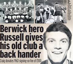 Berwick hero Russell gives his old club a back hander