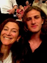 nickcaveofficial and @colingreenwood with Mum in Cannes 🎹☀️🧳