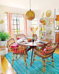 Modern Mid Century Scandinavian Furniture Article Boho Dining Room Bohemian Dining Room Eclectic Decor