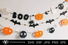 Download Halloween Banner Svg Bundle Fall Garland Cut File 870637 Cut Files Design Bundles
