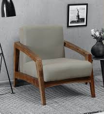 Outline collection isolated on white background. Buy Aldora Solid Wood Arm Chair In Sheesham Stone Finish Woodsworth By Pepperfry Online Wooden Armchairs Chairs Furniture Pepperfry Product