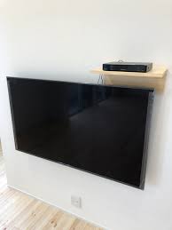 壁掛けテレビ panasonic th55 fx750 壁掛けテレビ 家 平屋の家