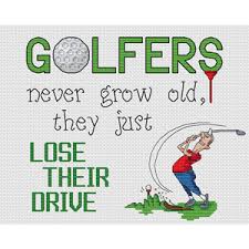 There are many cross stitch alphabet patterns available from free to ones you can download or in books. Golfers Lose Their Drive Cross Stitch Kit Elite Designs