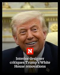 Newsweek asked interior designer Tommy Landen to review Donald Trump's  increasingly gilded Oval Office and paved-over Rose Garden.