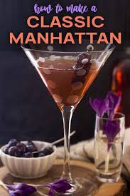 Classic Manhattan Cocktail With Amarena Cherries Recipe Manhattan Recipe Manhattan Cocktail Manhattan Cocktail Recipe