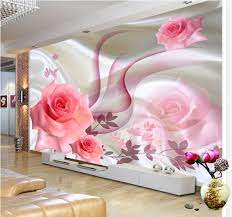 3d Mural Sitting Room The Bedroom Tv Background Embossed Rose Wallpaper 4069 Wallpaper Bedroom Rose Wallpaper Wallpaper Decor