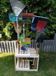 Geratestander Holz Gartengerate Geratehalter Holz Geratestander Fur Bis Zu 16 Gartengerate Mit Stiel Und 10 Gerate Mit Grif Halte Durch Garten Succulenten