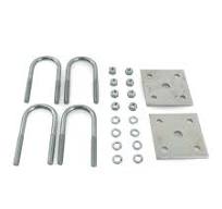 Zinc Plated Trailer Leaf Spring U-Bolt Kit fits 1 3/4 inch R