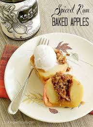 Kraken rum and root beer (sweet mixed drinks rum). Spiced Rum Baked Apples Cooking With Curls