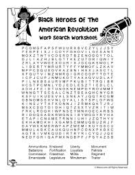 Black Heroes Of The American Revolution Activities And Lesson Plan Woo Jr Kids Activities American Revolution Activities History Worksheets Revolutionary War Activities